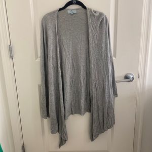 Grey drapey cardigan, Large, Joan Vass